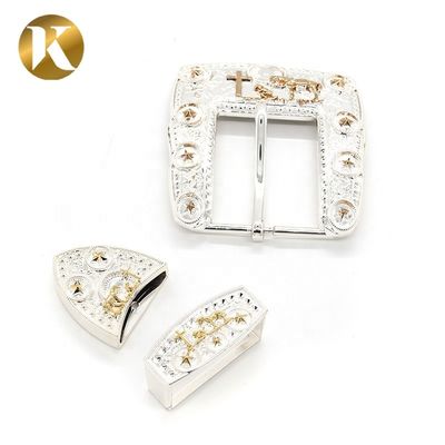 Fashion 2 Color Plate Belt Buckles With Handwork + Machinery Technics supplier