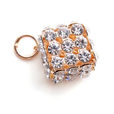 DZ-030 Promotion Custom New Popular Square Gold Hanging Metal Decorative Shoe Buckle supplier