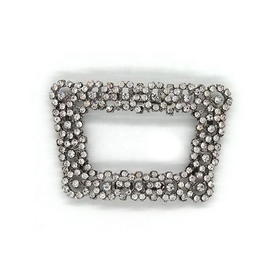 Rhinestone Ladies Crystal Shoes Decoration Accessories Silver Col supplier