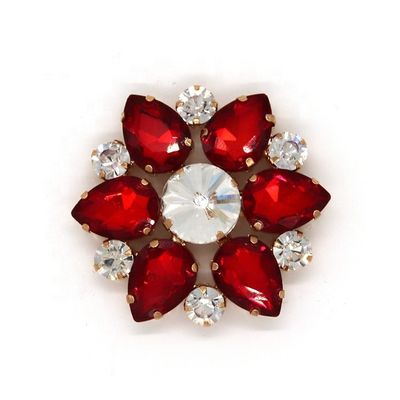 Sun Flower Shape Decorative Shoe Clips 50*50mm Fashion Style For Ladies supplier