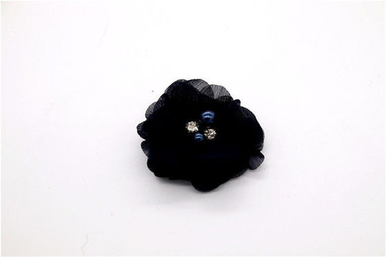 Design Custom Chiffon Flower Shoe Clips Bohemia Style For Lad supplier