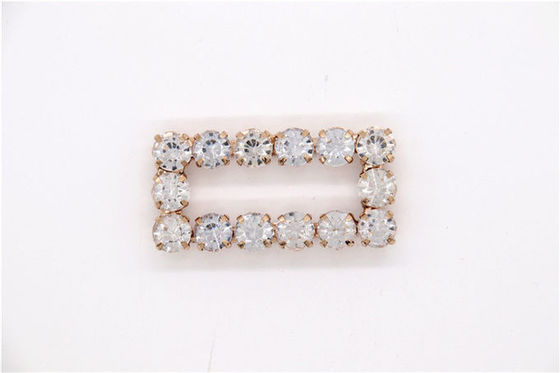 Crystal Rhinestone Shoe Clips New Style With Beautiful Appearance supplier