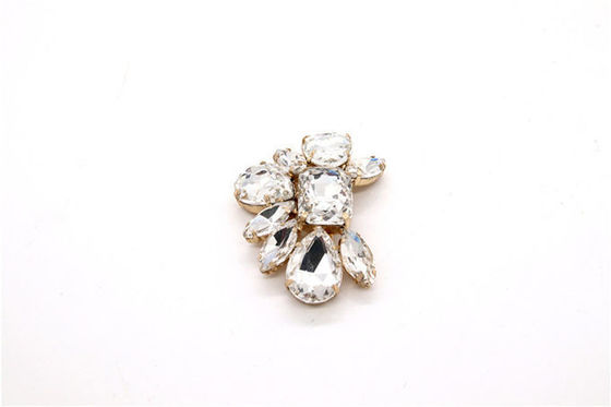 Popular Fashion Style Crystal Shoe Clips Rhinestone Chain Buckle supplier