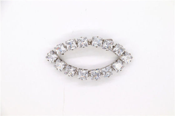 Fashion Style Rhinestone Shoe Clips 115mm*105mm For Lady Sandal supplier