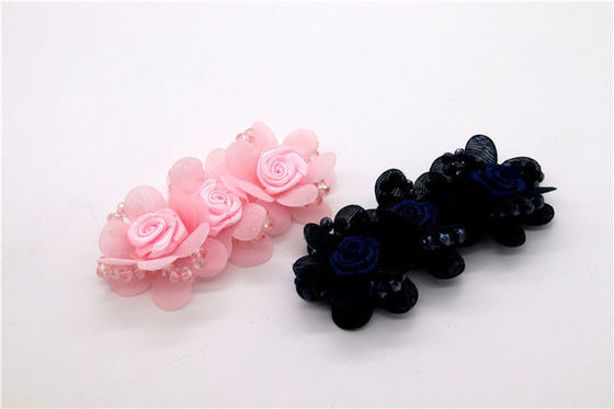 Custom New Fashion Shoe Crystals Decorations 60*60mm For Headwear / Clothes supplier