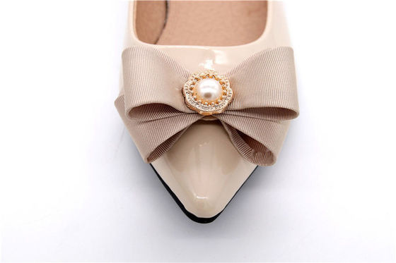 Hanging Plating Shoes Bow Tie 55*45mm With Special Cloth Material supplier